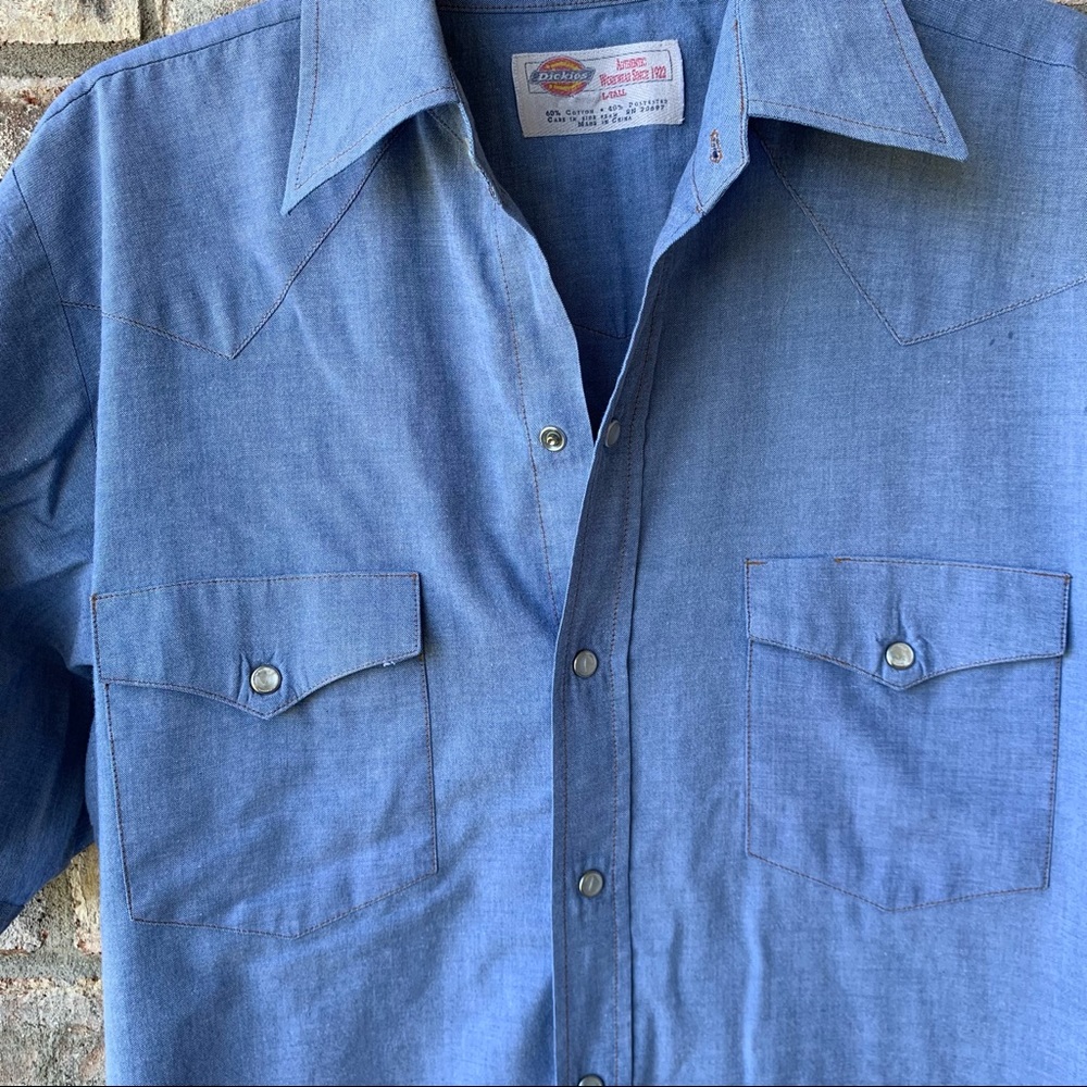 Dickies Western Inspired Button Down - image 7